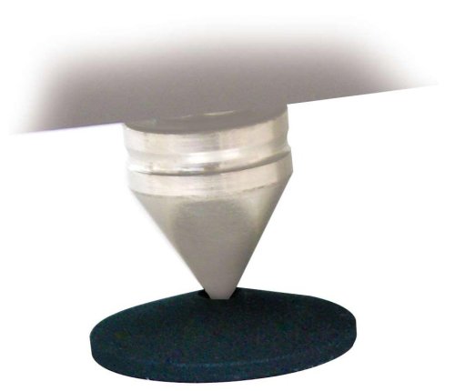 Lovan Matte Black Floor Protector Footers 6 per package
