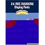 24 Art Nouveau Display Fonts CD-ROM and Book (Dover Electronic Display Fonts Series)