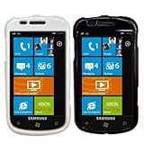 Two Hard Cases / Covers / Shells for Samsung Focus / SGH-I917 - White, Blac ....