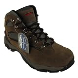 Mens Hi-Tec Waterproof Walking Hiking Brown Leather Trainer Boots Size UK 9 10