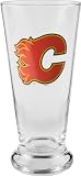 Calgary Flames 3D Logo Pilsner Glass Glass