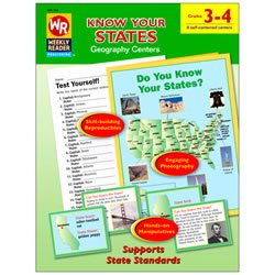 Buy Geography Centers: Know Your States (Grades 3-4) by None now!