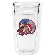 Indian Spirit 12 oz Slimline Insulated Beverage Tumbler, Clear