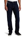 IMAGE OF Hudson Men's Byron Selvage Straight Jean, Electrician Medium Blue, 38