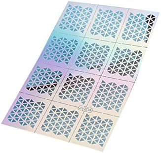 12 Tips/Sheet Geo Pattern Nail Vinyls Easy Use Nail Art Manicure Stencil Stickers JV204