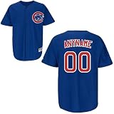 Chicago Cubs Replica Majestic Alternate Baseball Jersey YOUR NAME and Number Laser Cut and Custom SEWN with AUTHENTIC TWILL