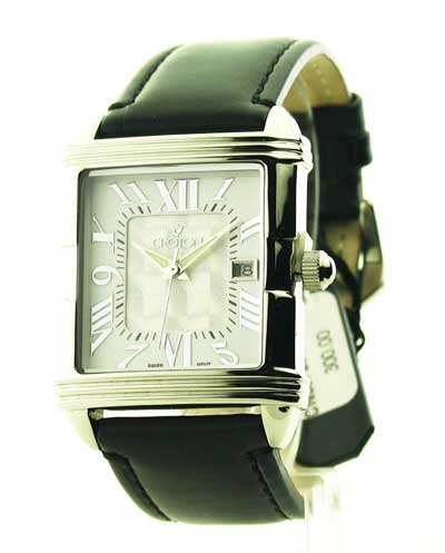 Mens Croton Leather Date Watch CN307250BSDW