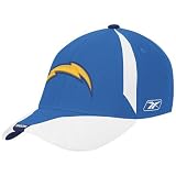 Reebok San Diego Chargers Light Blue 2008 Official Sideline Flex Fit Hat
