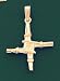 14kt Yellow Gold Saint Brigids, Brigit Cross