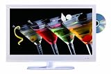 Reflexion LDD-2250 56 cm (22 Zoll) LED-Backlight-Fernseher (Full HD, DVD-Player, DVBS2/T/C Tuner, HDMI) wei&szlig;