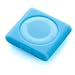Simplism iPod shuffle 4th �V���R���P�[�X�Z�b�g �P�[�u���N���b�v�A�w�ʃN���b�v�ی�t�B�����t�� �u���[ TR-SCSSFLN-BL