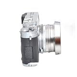 RainbowImaging 49MM Filter Adapter Ring & Metal Lens Hood (Leica Style) for FUJIFILM FINEPIX X100