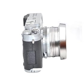 RainbowImaging 49MM Filter Adapter Ring & Metal Lens Hood (Leica Style) for FUJIFILM... by Rainbow