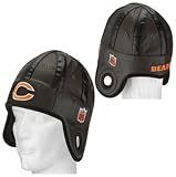 Men's Chicago Bears Faux Leather Helmet Head Cap