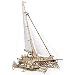 UGEARS TRIMARAN MERIHOBUS Wooden Model for Assembling 3D Brainteaser Adults and Teens Craft Kit Gift