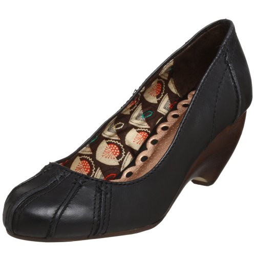 Seychelles Women's Talk Of The Town Wedge Pump,Black,7.5 M US