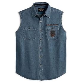 Harley-Davidson� Mens 105th Anniversary Denim Blowout 96109-08VM