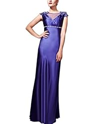 A-line Cocktail Floor Length Chiffon Belted  Beaded Sweetheart Sleeveless Homecoming Dress/Pageant Dress/Prom Dress/Party Dress/Wedding Dress  With a Bow(s)