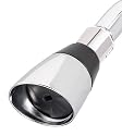 Alsons 653CPK 1.5 GPM Fluidics Bullet Showerhead with Metal Ball Connector, Chrome