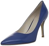Nine West Women's Flax Pump,Blue Leather,5.5 M US