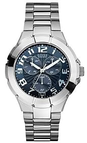 Guess #U10607G1 Men's Waterpro Stainless Steel Multi Function Watch