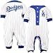 Majestic L.A. Dodgers Infant Royal Blue Pinstripe Coveralls