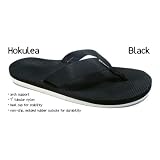Scott Hawaii Hokulea Black Flipflop - The Original Slippah! by Scott Hawaii