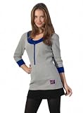 New York Giants Women's Heather Grey Thermal Tunic from Touch by Alyssa Milano