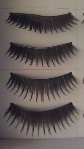 10 Pairs Long Thick Black False Eyelashes Eye Lashes Makeup