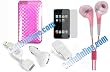 Cuffu - PINK DC Crystal Skin Cover + 3in1 Premium Universal Charger (USB cable , car charger adaptor , home charger adaptor) + Screen Protector + Premium iPod Earphone - for Apple Ipod Touch 2 / Touch 2g / Touch 2nd Gen. / Touch 3 / Touch 3g / Touch 3rd Gen. (NOT for Touch 1st Generation) with Our LOWEST Shipping Rate $2.98 Cuffu - PINK DC Crystal Skin Cover + 3in1 Premium Universal Charger (USB cable , car charger adaptor , home charger adaptor) + Screen Protector + Premium iPod Earphone - for Apple Ipod Touch 2 / Touch 2g / Touch 2nd Gen. / Touch 3 / Touch 3g / Touch 3rd Gen. (NOT for Touch 1st Generation) with Our LOWEST Shipping Rate $2.98