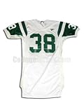 White No. 38 Game Used Eastern Michigan Wilson Football Jersey