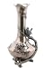 14 inch Tall Bronzehue Ornamental Vase with Bluebird and Pink Dogwood