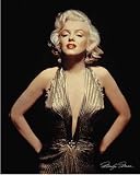 Empire 150851 Marilyn Monroe - Gold, Film Kino Movie Mini-Poster ca. 50 x 40 cm