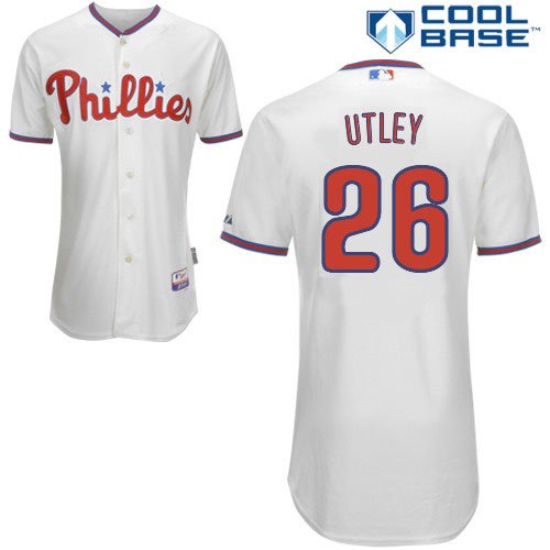 Buy Philadelphia Phillies Authentic Chase Utley Alternate Jersey by Majestic Athletic now!