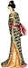 Wonderful Unique Simple Beautiful Teen Gift Idea for Her - 18" Tall Hand Painted Geisha Figurine Statue w/ Lavendar Sash