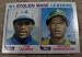 1982 Topps Rickey Henderson and Tim Raines # 164 MLB Baseball Stolen Bases Card