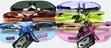 Global Mark Colored Lens ANSI Safety Glasses Pink Lens & Frame