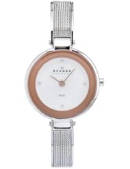 Skagen Womens 323SSR Japan Quartz Movement Analog Watch