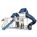 Monkey Playsystem Wooden Swing Set White Package #4