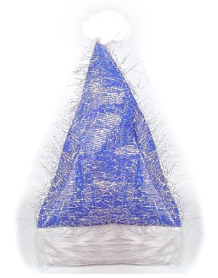 New Blue Santa Claus Helper Elfs Holiday Christmas Hat