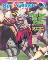 Joe Washington Autographed/Hand Signed Sports Illustrated Magazine (Washington Redskins)