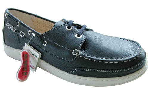NEW $360 Mephisto Zebra Mens Boat Shoes Navy US 12