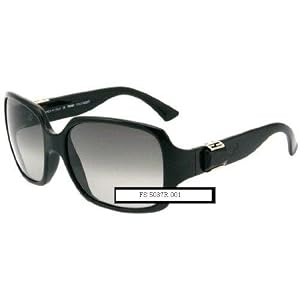 Fendi Sunglasses AUTHENTIC Unisex Black Silver Smoke Shaded FS 5037R 001