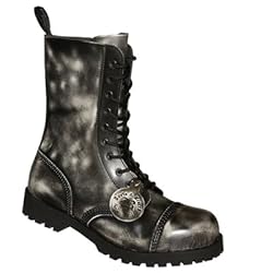 Boots & Braces - 10 Loch Weiss rub-off Stiefel Rangers Größe 42 (UK8)