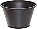 Dixie P040BLK Plastic Souffle Cup, 4oz Capacity, Matte Black (12 Packs of 200)
