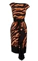 Zebra Tie Dye Print Dress