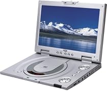 H&B 10.2" Portable LCD DVD Player with MPEG4 Support & Carry Case - Silver
