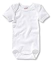 Sanetta 308200 - Body kurzarm, Basic Collection, Organic Cotton weiss