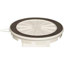 Nalgene 5306-0130 White Polycarbonate Vacuum Plate, 343mm Diameter
