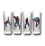 Marvel Comics Tall Shooter Glasses set of 4